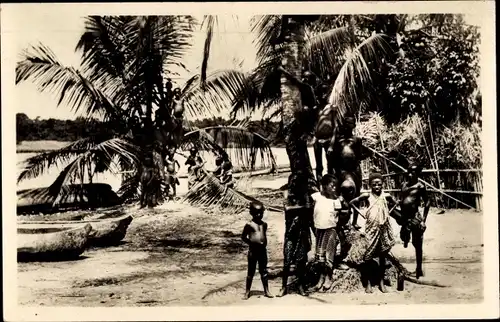 Ak Cotonou Benin, Village Akpapa, Einheimische