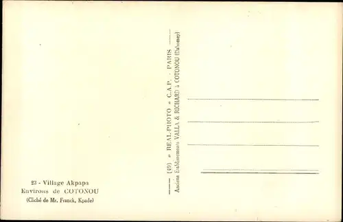 Ak Cotonou Benin, Village Akpapa, Einheimische