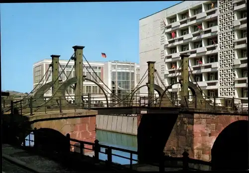 Ak Berlin Mitte, Jungfernbrücke, Staatsratsgebäude