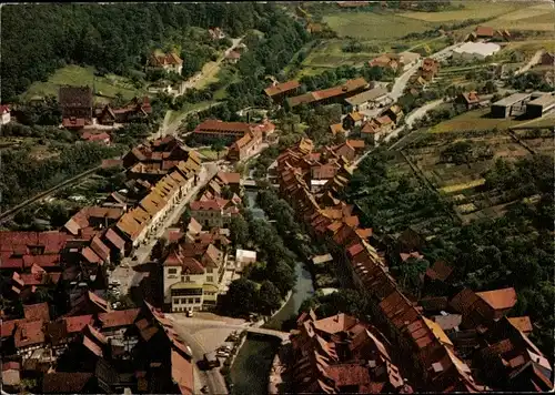 Ak Bad Salzdetfurth in Niedersachsen, Luftbild vom Ort