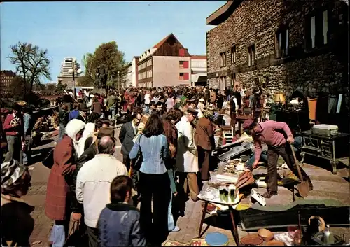 Ak Hannover in Niedersachsen, Flohmarkt am Hohen Ufer