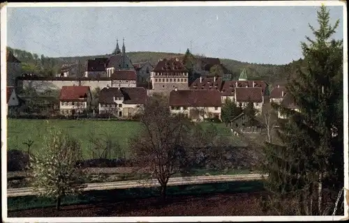 Ak Bebenhausen Tübingen am Neckar, Schloss, Teilansicht des Ortes