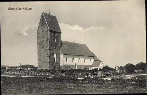 Ak Keitum auf Sylt, Kirche