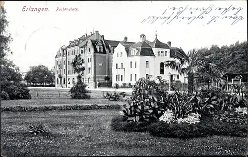 Ak Erlangen in Mittelfranken Bayern, Puchtaplatz