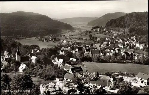 Ak Vorra an der Pegnitz Mittelfranken, Ort im Pegnitztal, Fränkische Alb