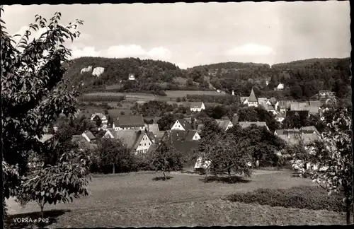 Ak Vorra an der Pegnitz Mittelfranken, Teilansicht