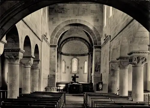 Ak Faurndau Göppingen, Spätromanische Kirche, Apsis