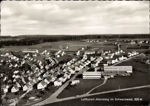 Ak Altensteig im Schwarzwald Württemberg, Gesamtansicht aus der Vogelschau