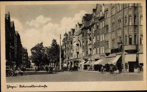 Ak Głogów Glogau Schlesien, Hohenzollernstraße