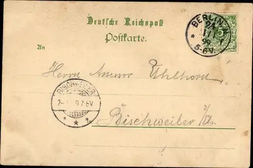 Litho Berlin Mitte, Patzenhofer Bierhallen, Friedrichstraße