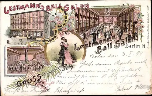 Litho Berlin, Lestmanns Ballsalon, Ballsäle