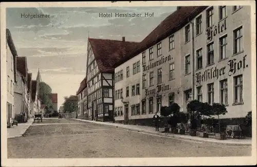 Ak Hofgeismar in Nordhessen Hotel Hessischer Hof