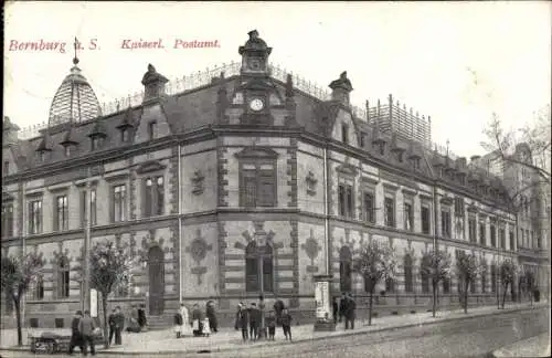 Ak Bernburg an der Saale, Kaiserliches Postamt