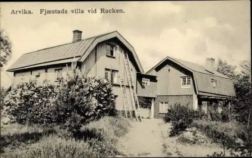 Ak Arvika Schweden, Fjaestads villa vid Racken