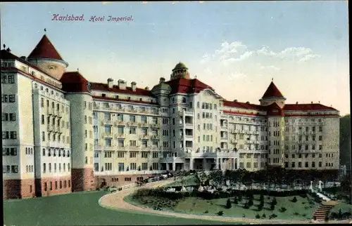 Ak Karlovy Vary Karlsbad Stadt, Hotel Imperial