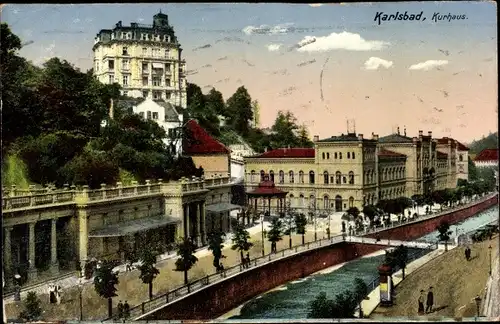 Ak Karlovy Vary Karlsbad Stadt, Kurhaus