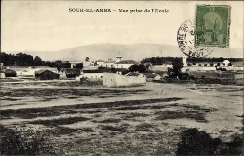 Ak Souk El Arbaa Tunesien, Vue prise de l'Ecole