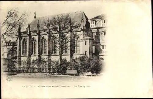 Ak Yvetot Seine Maritime, La Chapelle, Institution Ecclesiastique