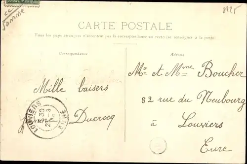 Ak Fieffes Somme, Rue de Doullens