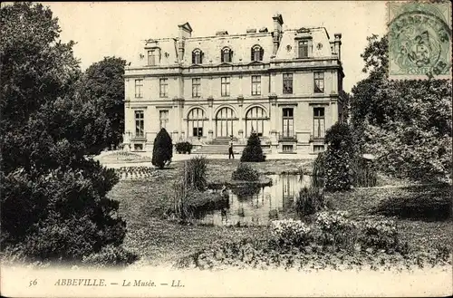 Ak Abbeville Somme, Le Musée
