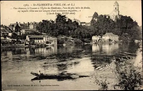 Ak Saint Florent le Vieil Maine et Loire, Le Couvent, L'Eglise des Benedictins