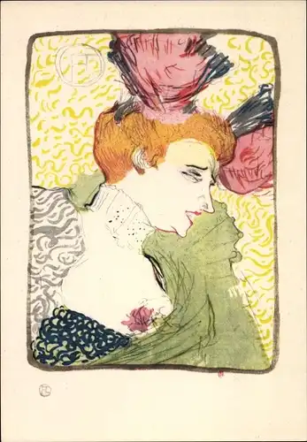 Künstler Ak de Toulouse Lautrec, Henri, Marcelle Lender