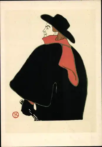 Künstler Ak de Toulouse Lautrec, Henri, Aristide Bruant