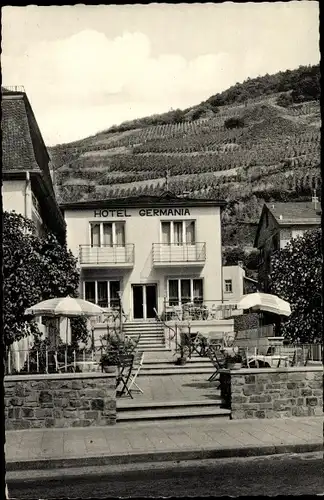 Ak Aßmannshausen Rüdesheim Rhein, Hotel Germania