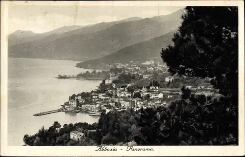 Ak Opatija Abbazia Kroatien, Panorama