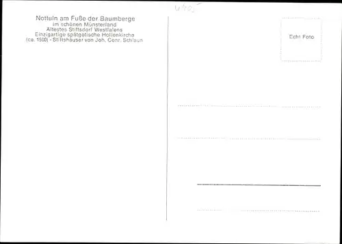 Ak Nottuln Nordrhein Westfalen, St. Martinkirche, Innenansicht, Orgel