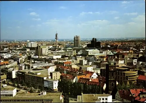 Ak Hannover in Niedersachsen, Stzadtpanorama vom Rathausturm aus gesehen