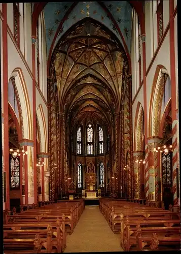 Ak Kevelaer am Niederrhein, Basilika, Langhaus