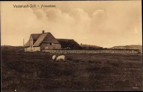 Ak Westerland auf Sylt, Friesenhaus