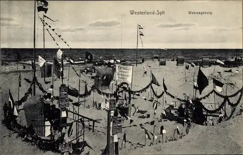 Ak Westerland auf Sylt, Wahrsageburg