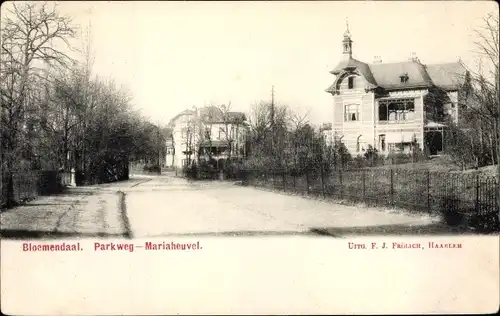 Ak Bloemendaal Nordholland Niederlande, Parkweg, Mariaheuvel