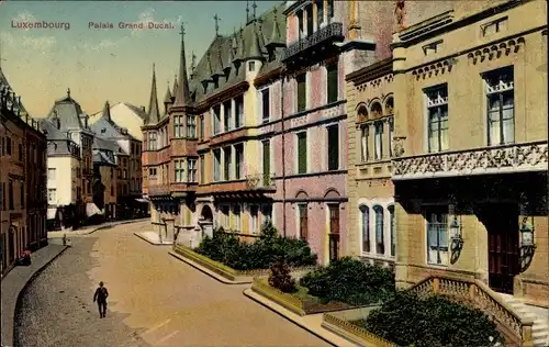 Ak Luxemburg Luxembourg, Palais Grand Ducal