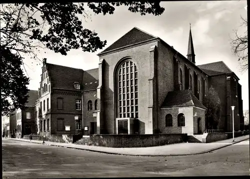 Ak Mönchengladbach am Niederrhein, Franziskanerkirche St. Barbara, Bettrather Straße 79