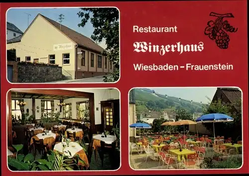 Ak Frauenstein Wiesbaden in Hessen, Winzerhaus