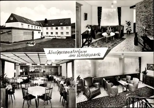 Ak Bad Berleburg Nordrhein Westfalen, Kneippsanatorium am Schlosspark, Haus Erna