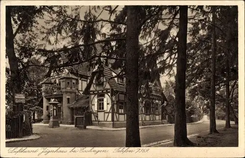 Ak Esslingen am Neckar, Luftkurort Jägerhaus