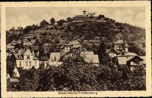 Ak Niederlössnitz Niederlößnitz Radebeul Sachsen, Friedensburg