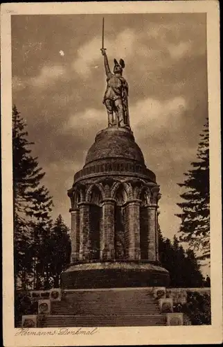 Ak Detmold am Teutoburger Wald, Hermannsdenkmal