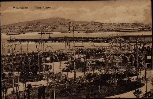 Ak Montevideo Uruguay, Playa Capurro