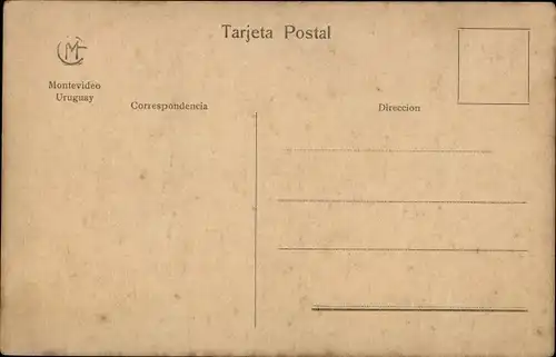 Ak Montevideo Uruguay, Faro y Fortaleza del Cerro