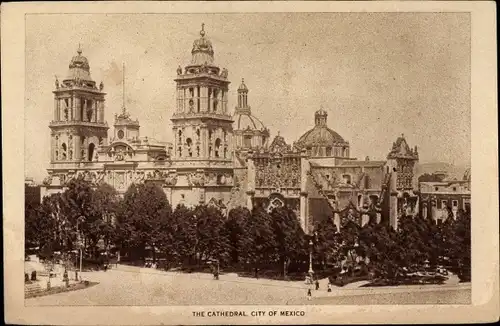 Ak Mexiko Stadt, Cathedral, Kathedrale