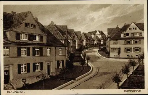 Ak Solingen in Nordrhein Westfalen Kannenhof, Straßenpartie