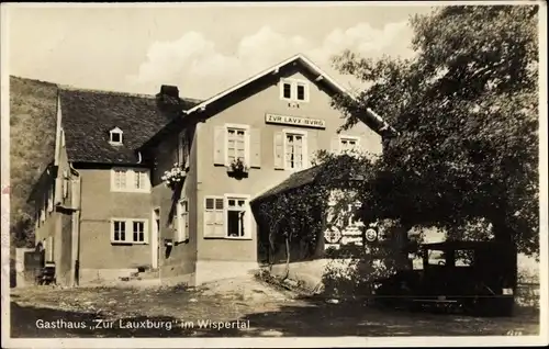 Ak Laukenmühle Lorch im Rheingau Hessen, Gasthaus zur Lauxburg