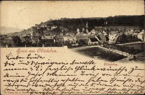 Ak Oldisleben am Kyffhäuser Thüringen, Gesamtansicht