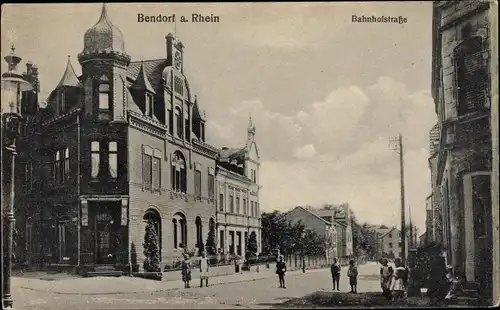 Ak Bendorf am Rhein, Bahnhofstraße