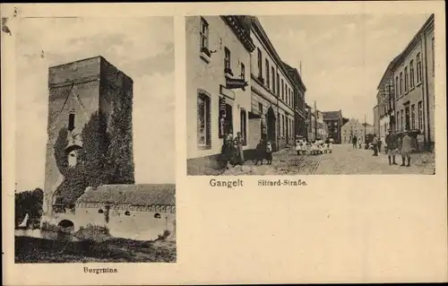 Ak Gangelt Nordrhein Westfalen, Burgruine, Sittardstraße